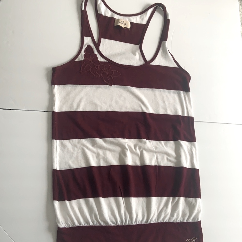 Hollister women’s striped tank- Size M